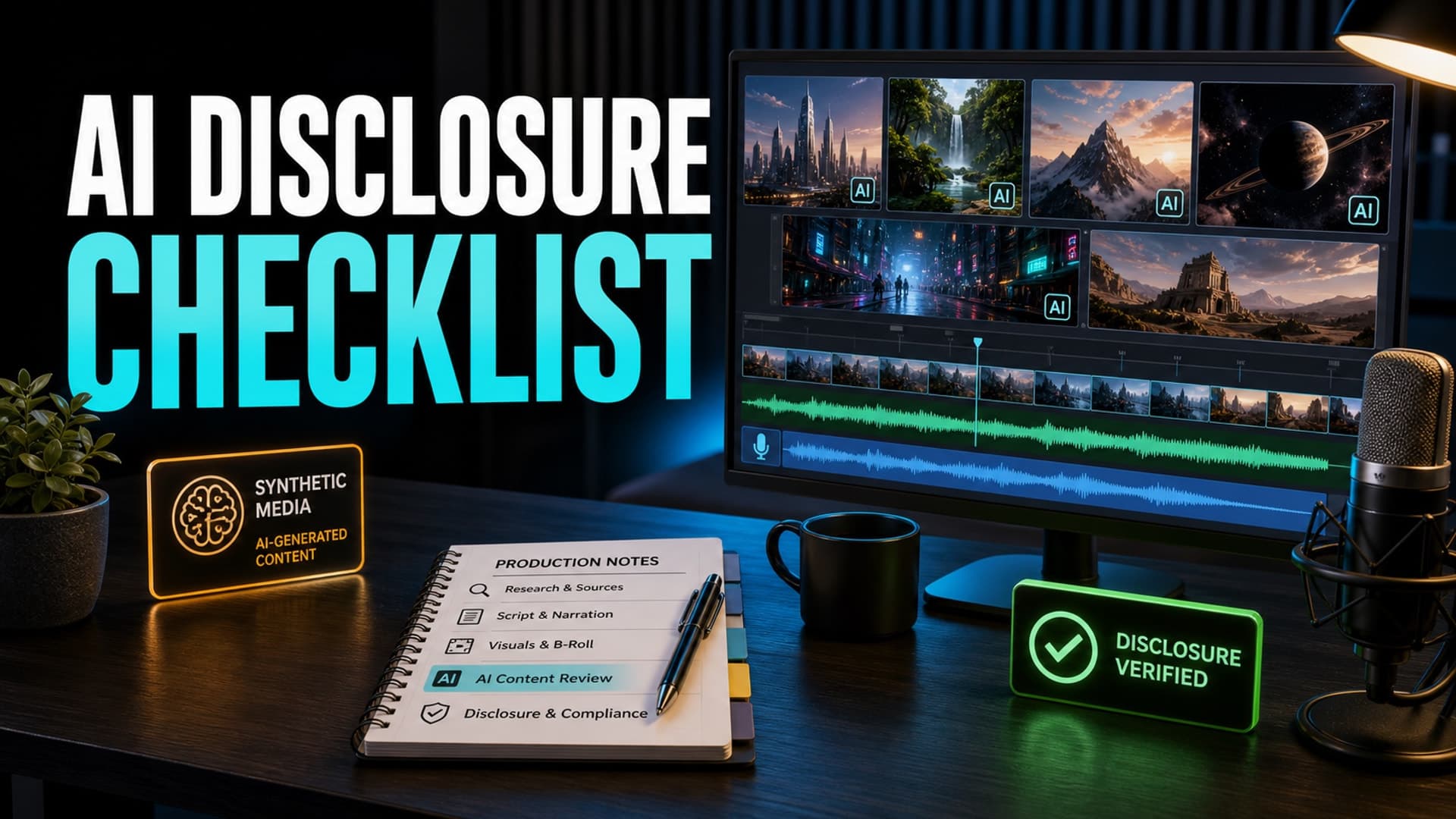 How to Build an AI Disclosure Checklist for Long-Form YouTube Videos