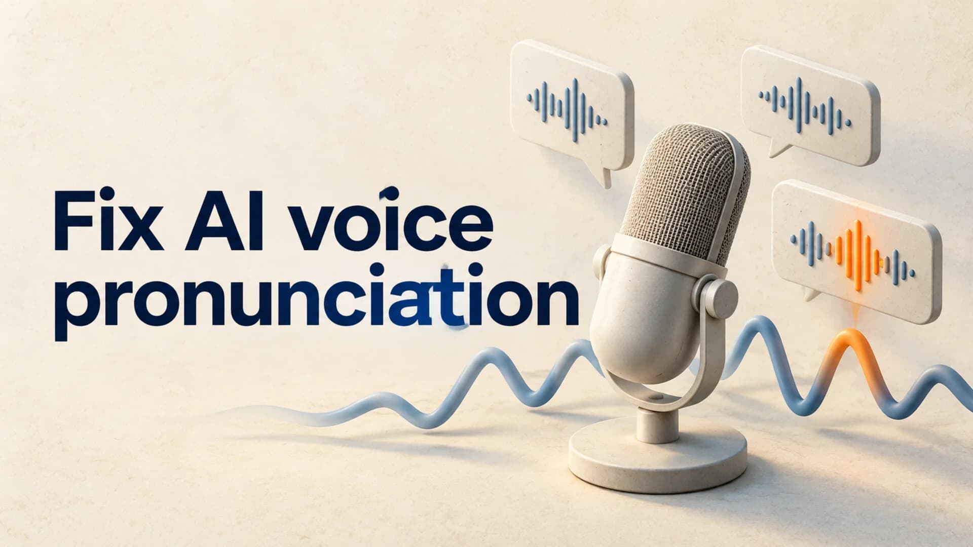 AI Voice Pronunciation: Fix Names and Numbers