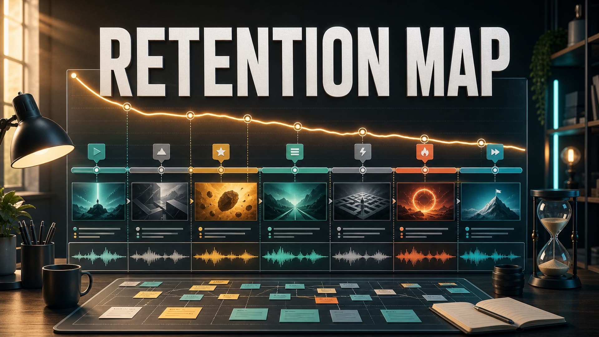 How to Build a Retention Map for Long-Form Faceless YouTube Videos