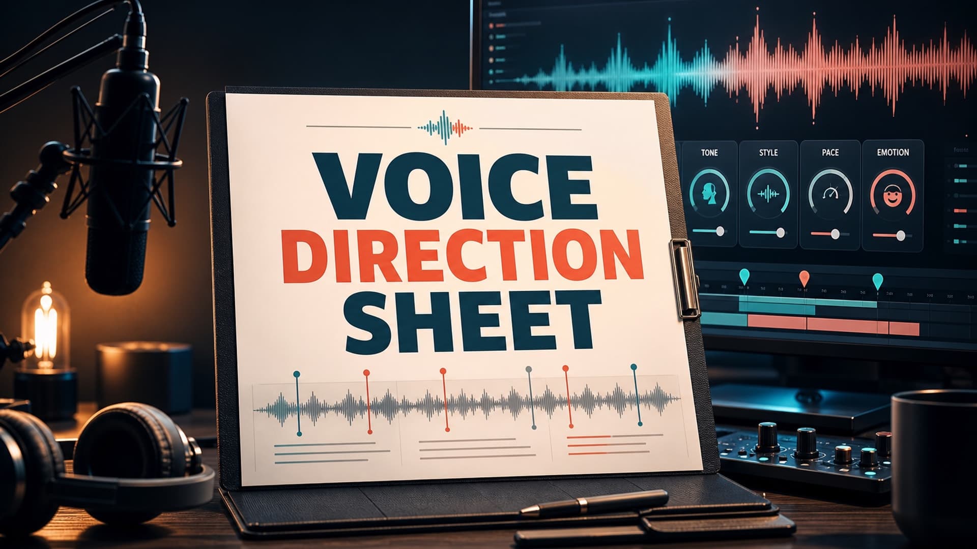 How to Build a Voice Direction Sheet for Faceless YouTube Narration
