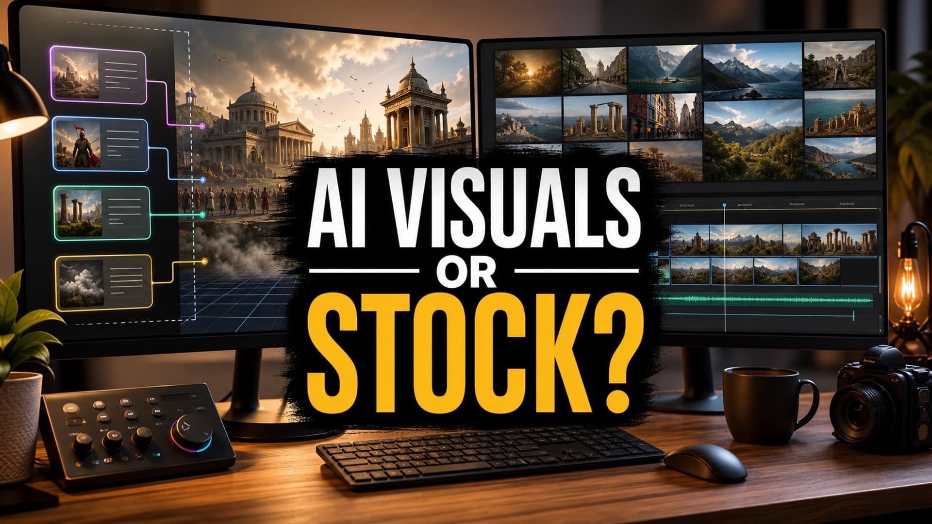 When to Use AI Visuals Instead of Stock Footage